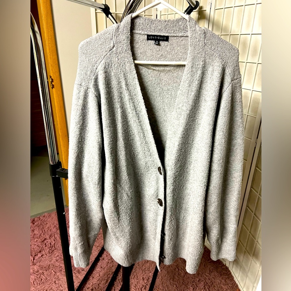Grey cardigan size 3xl